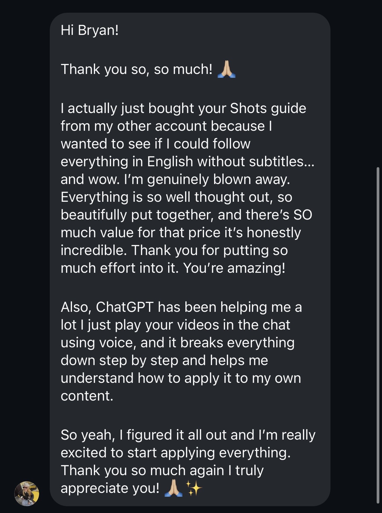 Student review